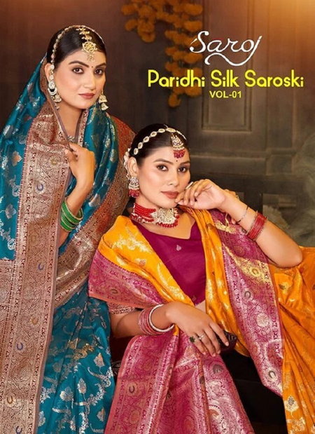 Paridhi Silk Saroski Vol 1 By Saroj Silk Traditional Saree Orders In India